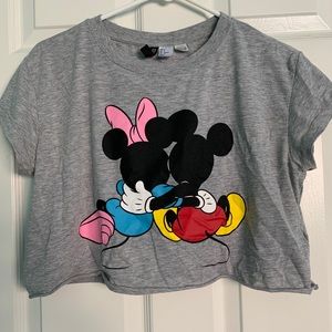 Mickey and Minnie Couple Crop Top